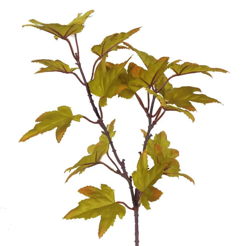 Autumn Artificial Maple Leaf Branch – Fall & Holiday Decor