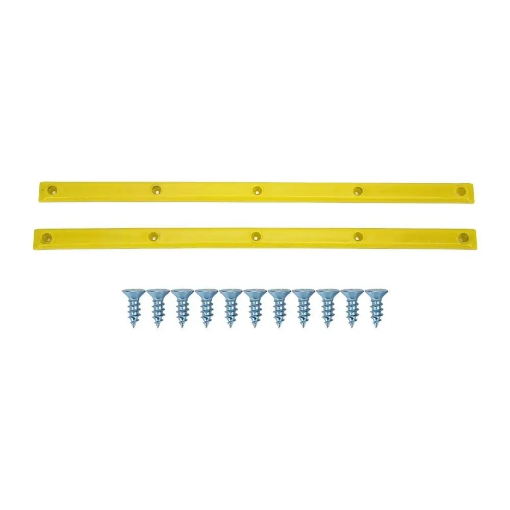 2-Pack ABS Skateboard Rib Rail Guards – 6 Colors, 36.5cm