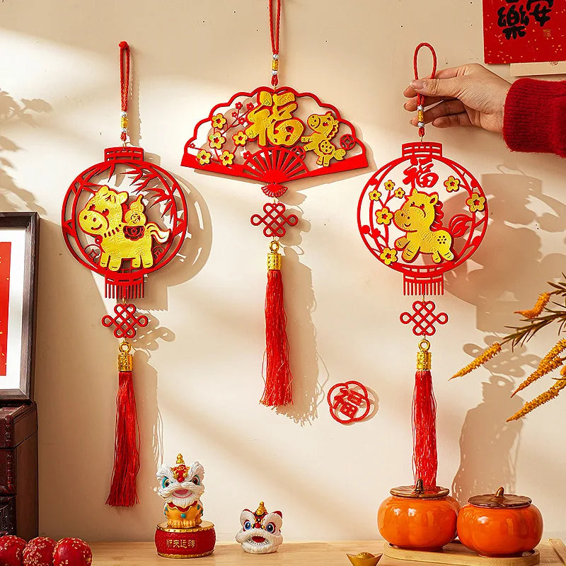 2026 Year of the Horse Spring Festival Door Pendant Decor