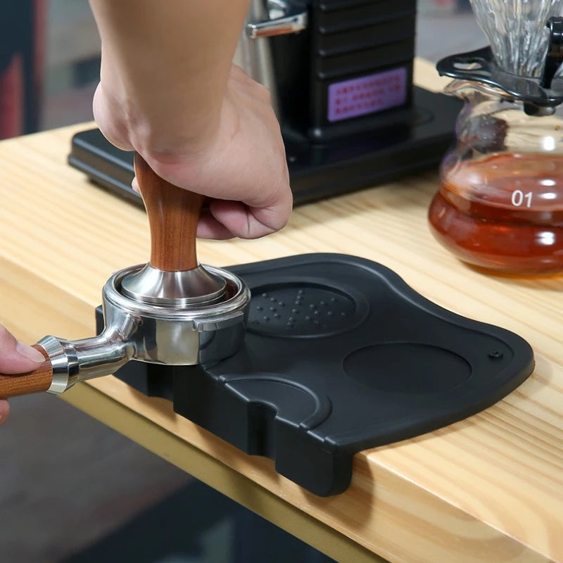 Silicone Non-Slip Espresso Tamping Mat | Barista Station Pad