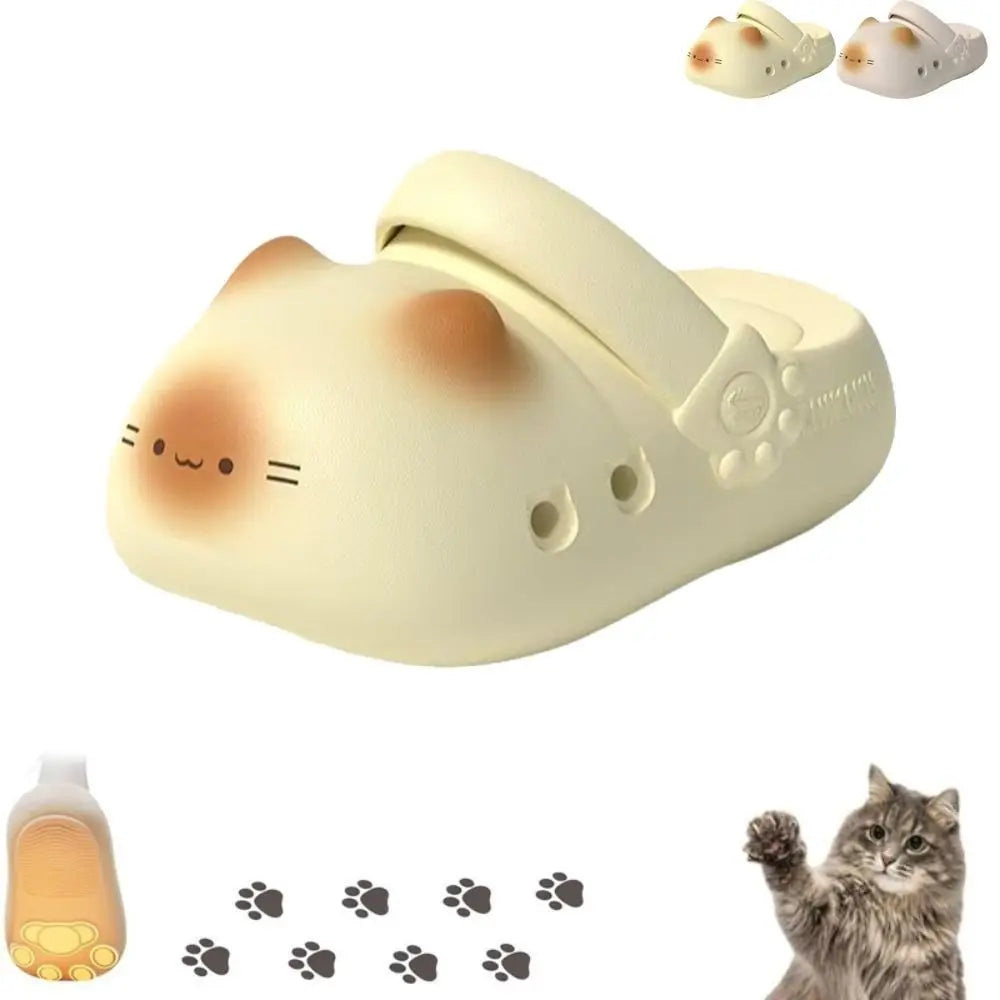 Women's Cat Paw Waterproof Anti-Slip Indoor Slippers