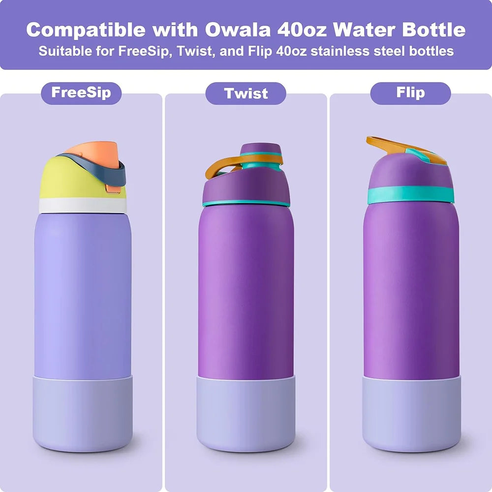 Silicone Bottle Boot for Owala 24/32/40oz – Anti-Slip Sleeve