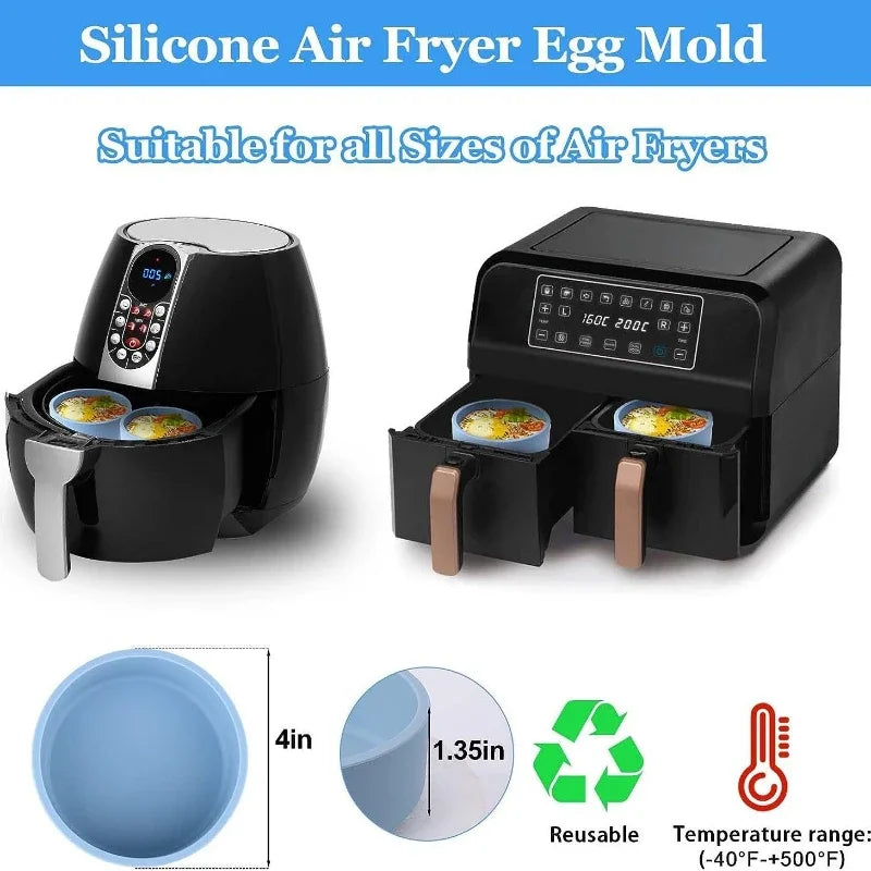 Silicone Egg Boiler Bowl – Microwave Safe Nonstick Reusable Mold