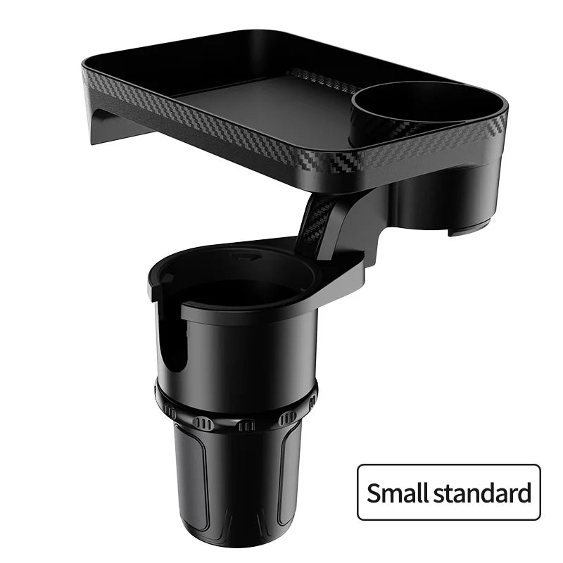 360° Rotating Car Cup Holder Extender & Dining Tray