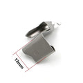 Stainless Steel Hem Guider for Industrial Overlock Machines