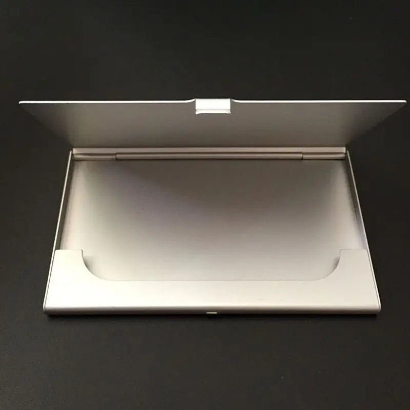 Ultra-Thin Aluminum Business Card Holder – Matte Slim Case