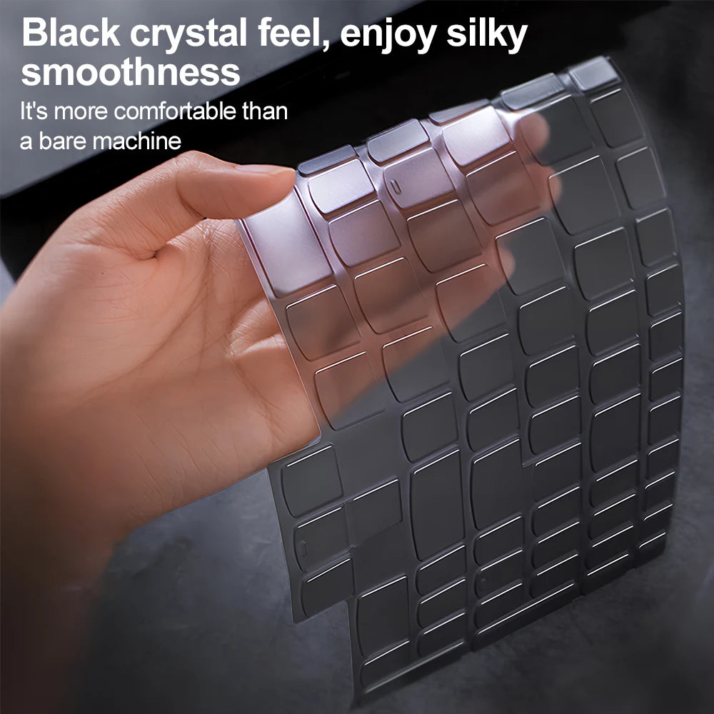Clear TPU Keyboard Cover for MacBook Pro 13 14 15 16 – Ultra Thin