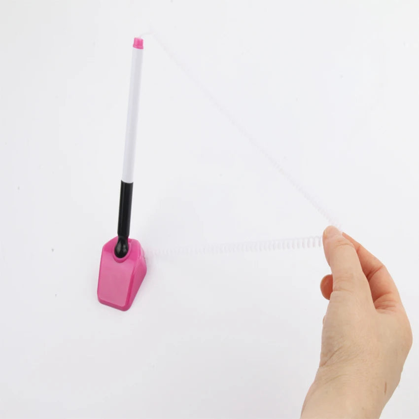 Tabletop Counter Ballpoint Pen with Rope – 0.5mm Black Ink