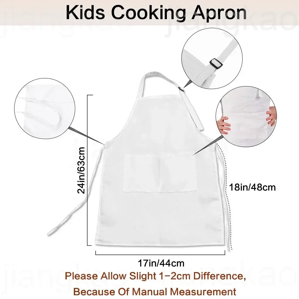 Personalized Kids Christmas Apron – Custom Name Baking Gift