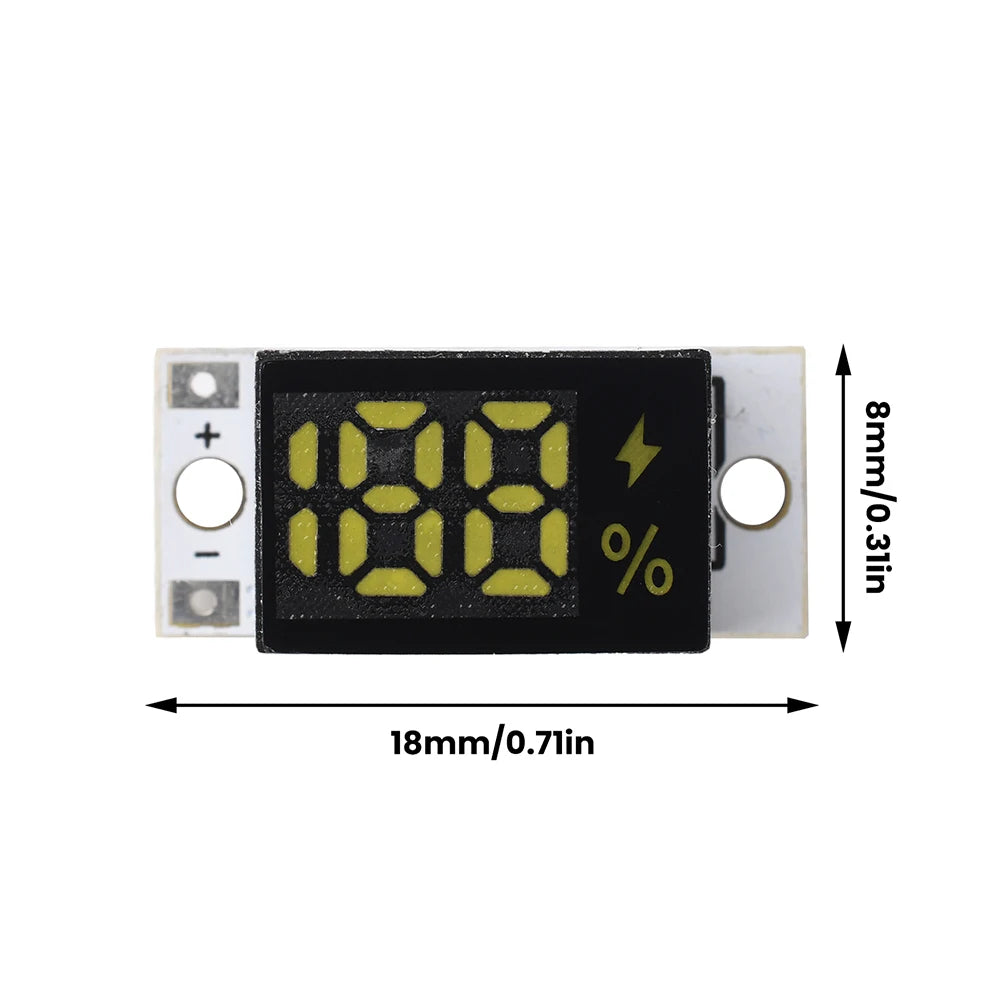 Mini Lithium Battery Level Indicator Module 1S–4S | Gaqqee