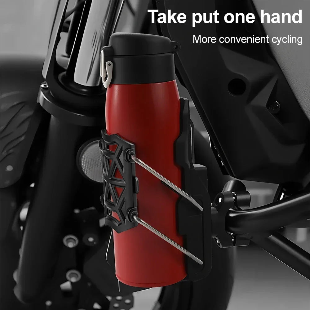 Universal Rotating Bike Cup Holder – No Drill Mount