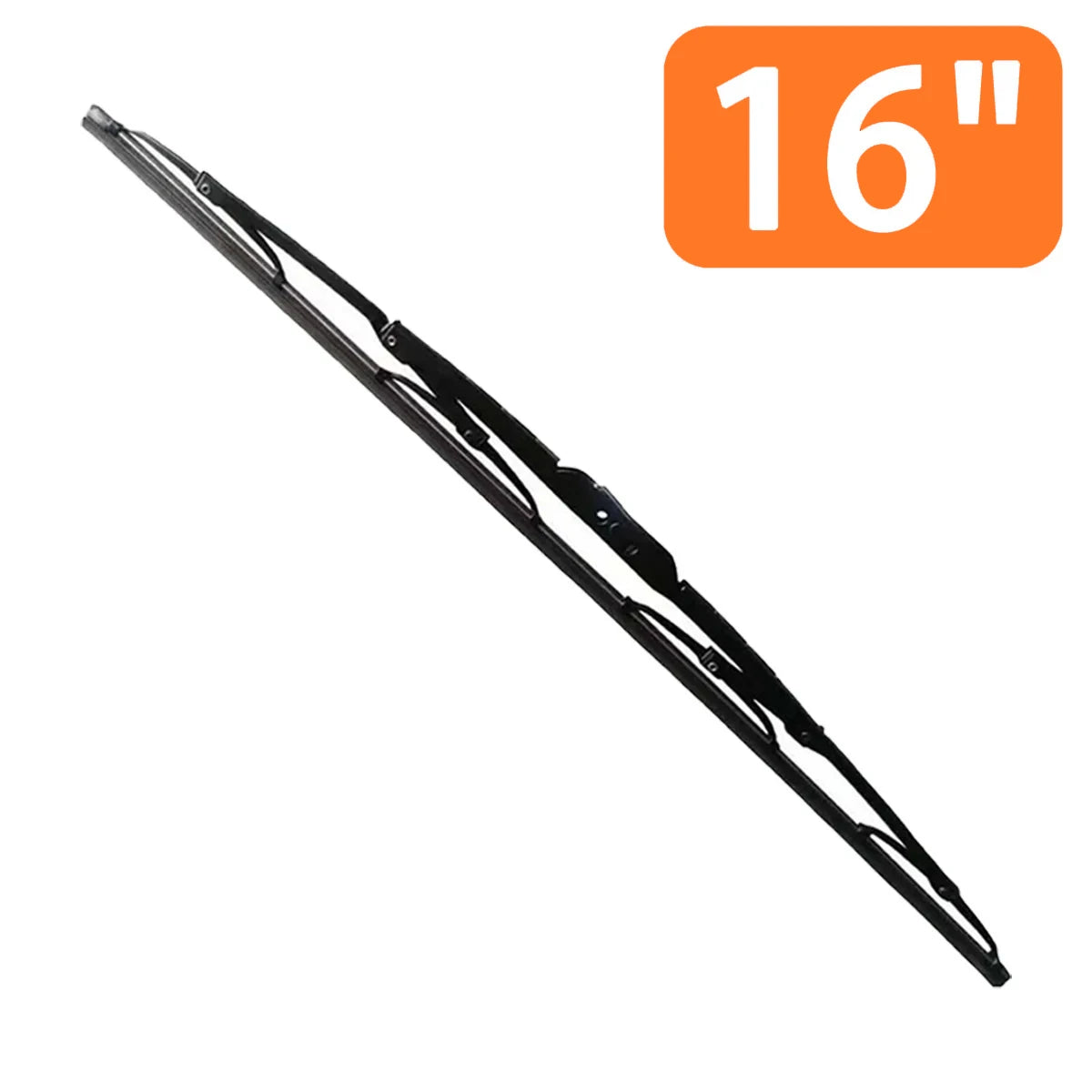 Universal Wiper Blade U/J Hook Metal Frame | 14"–24" Sizes