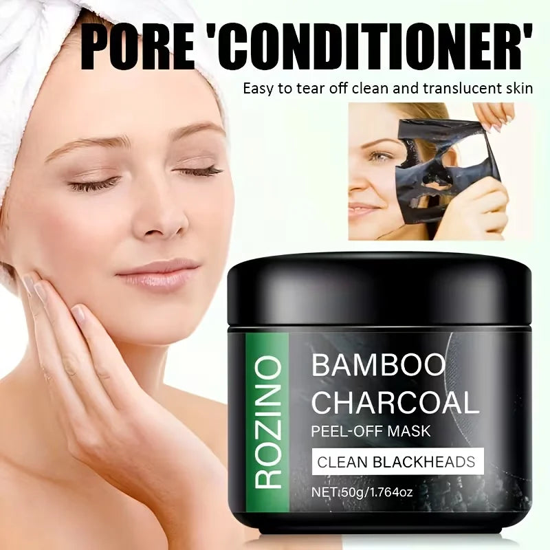 ROZINO Bamboo Charcoal Peel-Off Facial Mask 50g