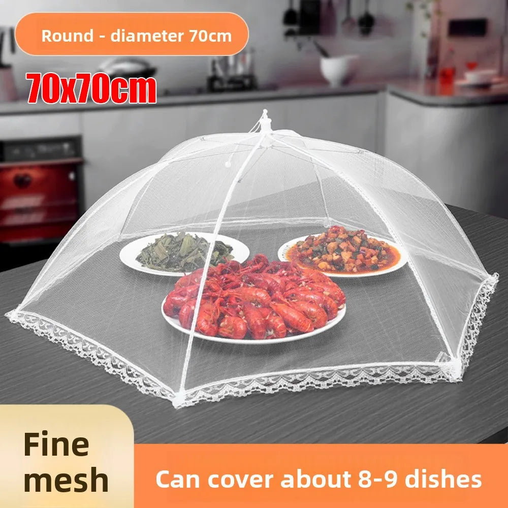 Foldable Mesh Food Cover – Dustproof Bug-Free Dining