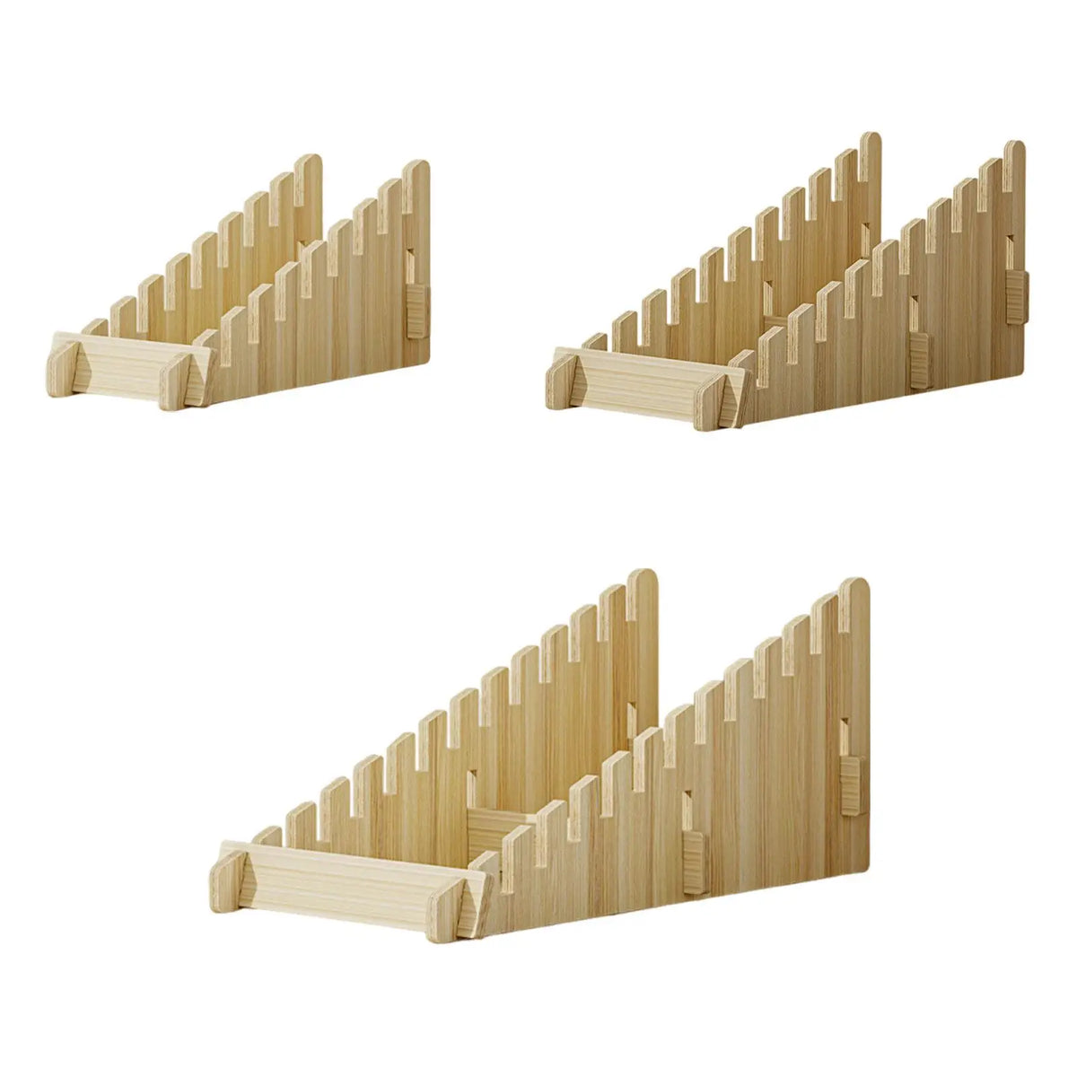Wooden Floor Tile Display Stand – 8/10/12 Tier Rack