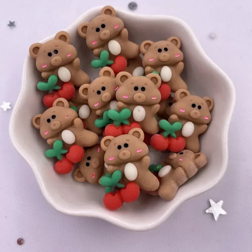 20PCS Kawaii Resin Flatback Mini Figurines – DIY Craft Decor