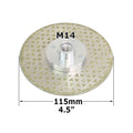Diamond Cutting Grinding Wheel M14 for Angle Grinder – 115/125mm