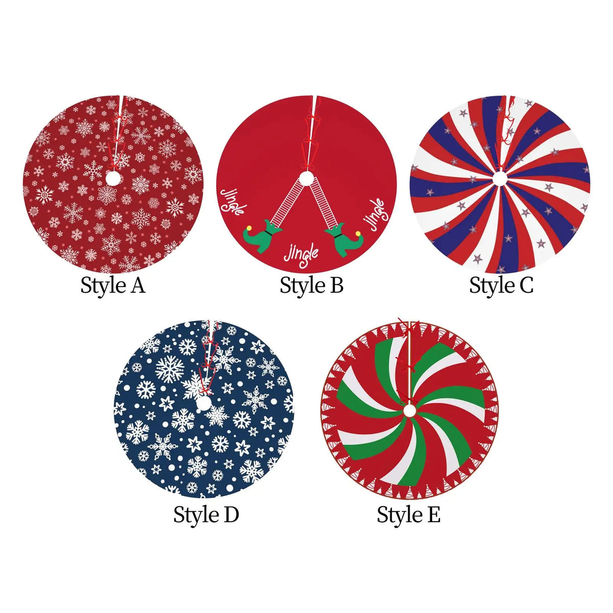 MagiDeal 90cm Round Christmas Tree Skirt | Holiday Décor