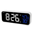 LED Digital Alarm Clock – USB-C, Temperature & Mirror Display