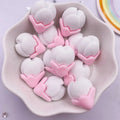 10PCS Resin Cherry Blossom Flatback Figurines – Kawaii DIY Craft