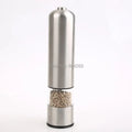 Electric Stainless Steel Pepper & Salt Grinder with LED Light