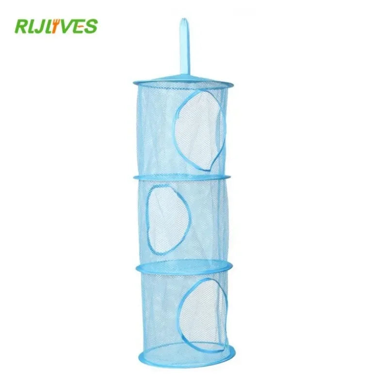 3-Shelf Hanging Storage Bag | Kids Toy & Home Organizer