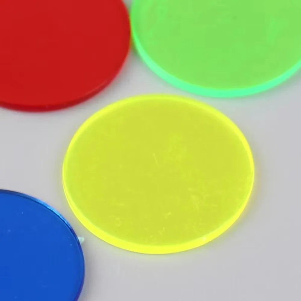 100-Piece Colorful Counting Chips – Math Learning & Game Tokens