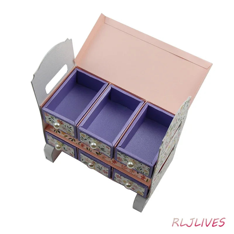3D Jewelry Box Metal Cutting Dies – DIY Scrapbooking Set