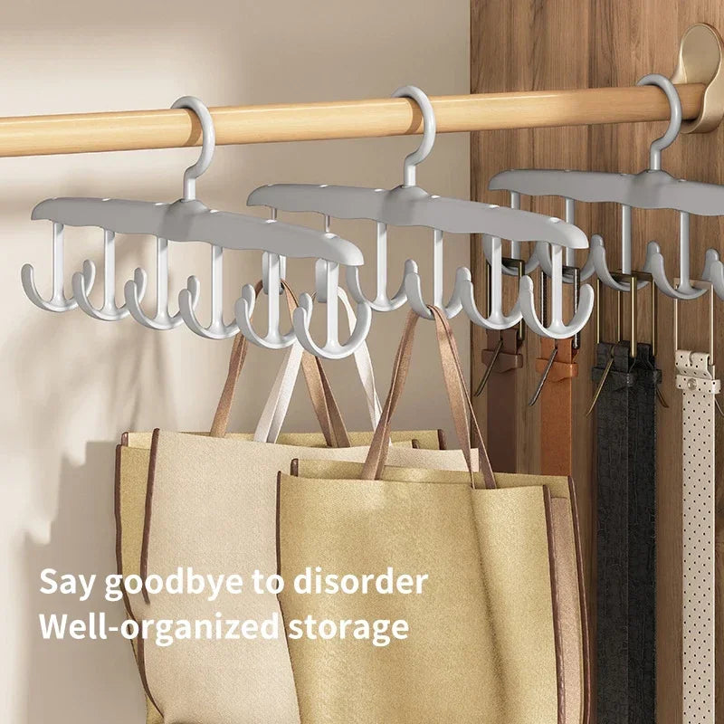 360° Rotating 12-Hook Hanger | Space-Saving Closet Organizer