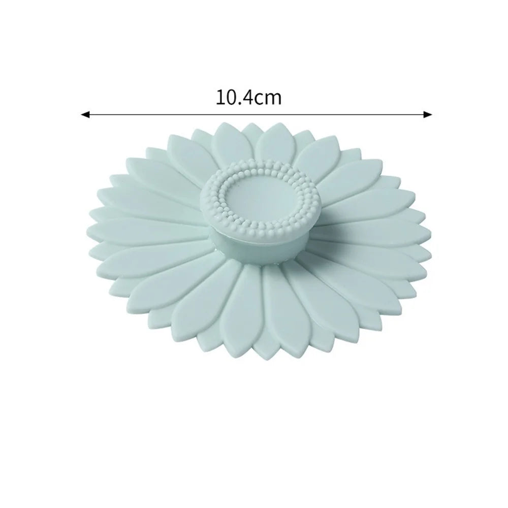 Sunflower Silicone Mug Lid – Dustproof Cup Cover, FCM Safe