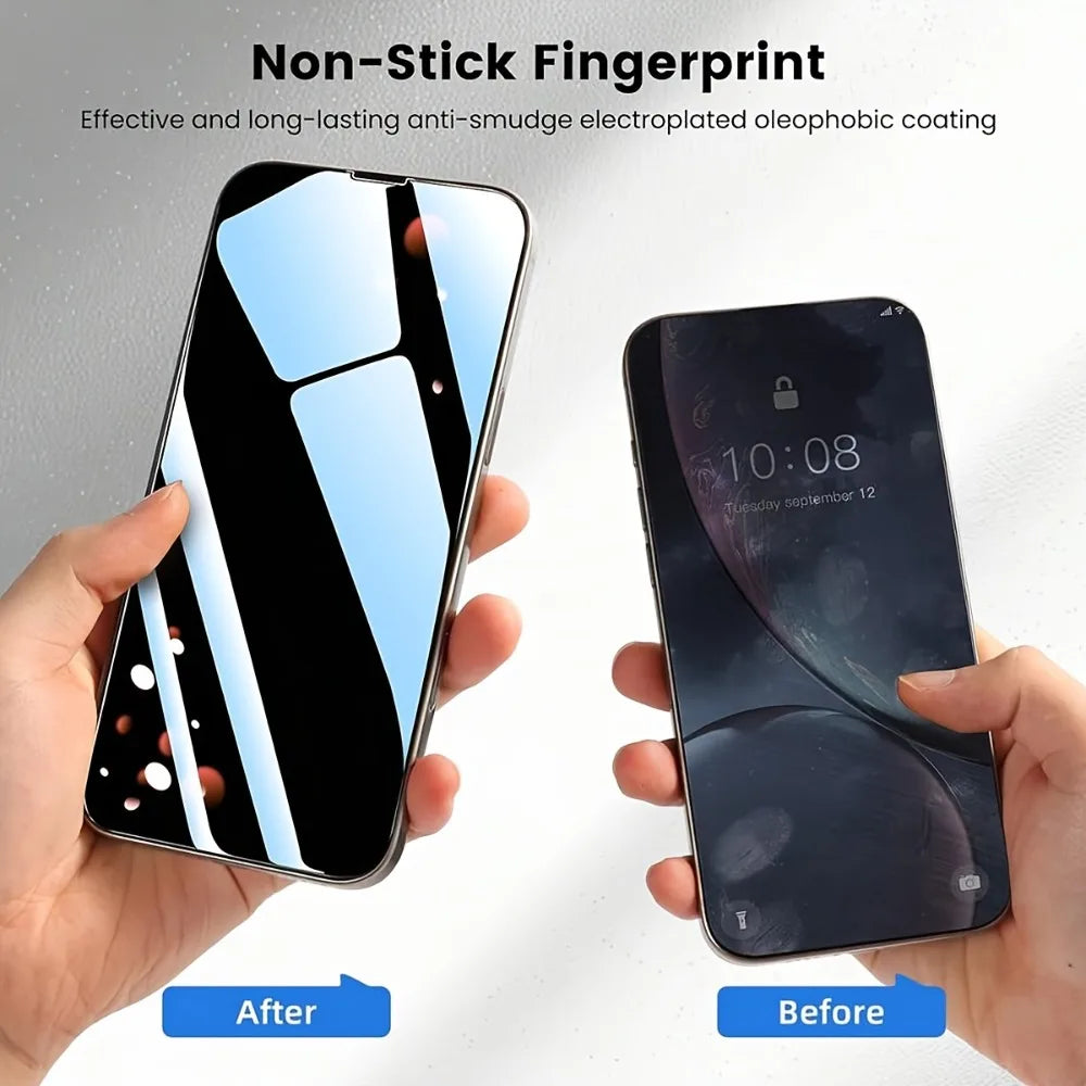 Privacy Screen Protector iPhone – 360° Anti-Spy Tempered Glass