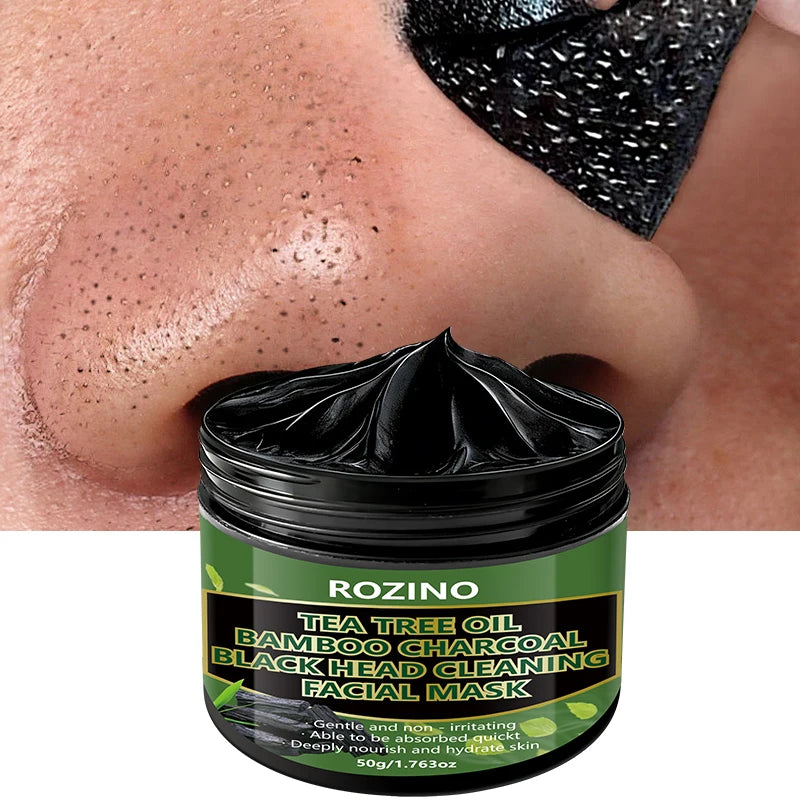 ROZINO Tea Tree Bamboo Charcoal Blackhead Cleansing Mask
