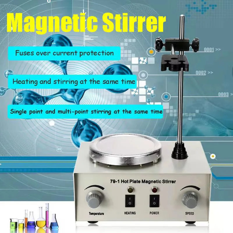 Magnetic Heating Stirrer – Electronic Temperature Control Mixer