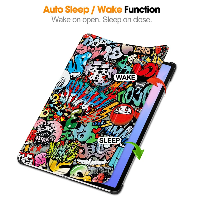 Samsung Galaxy Tab S10 FE Plus 13.1" Smart PU Leather Case