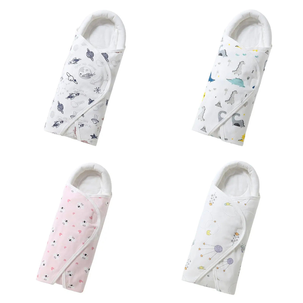 Soft Cotton Hooded Baby Towel Bathrobe Wrap Blanket – Newborn