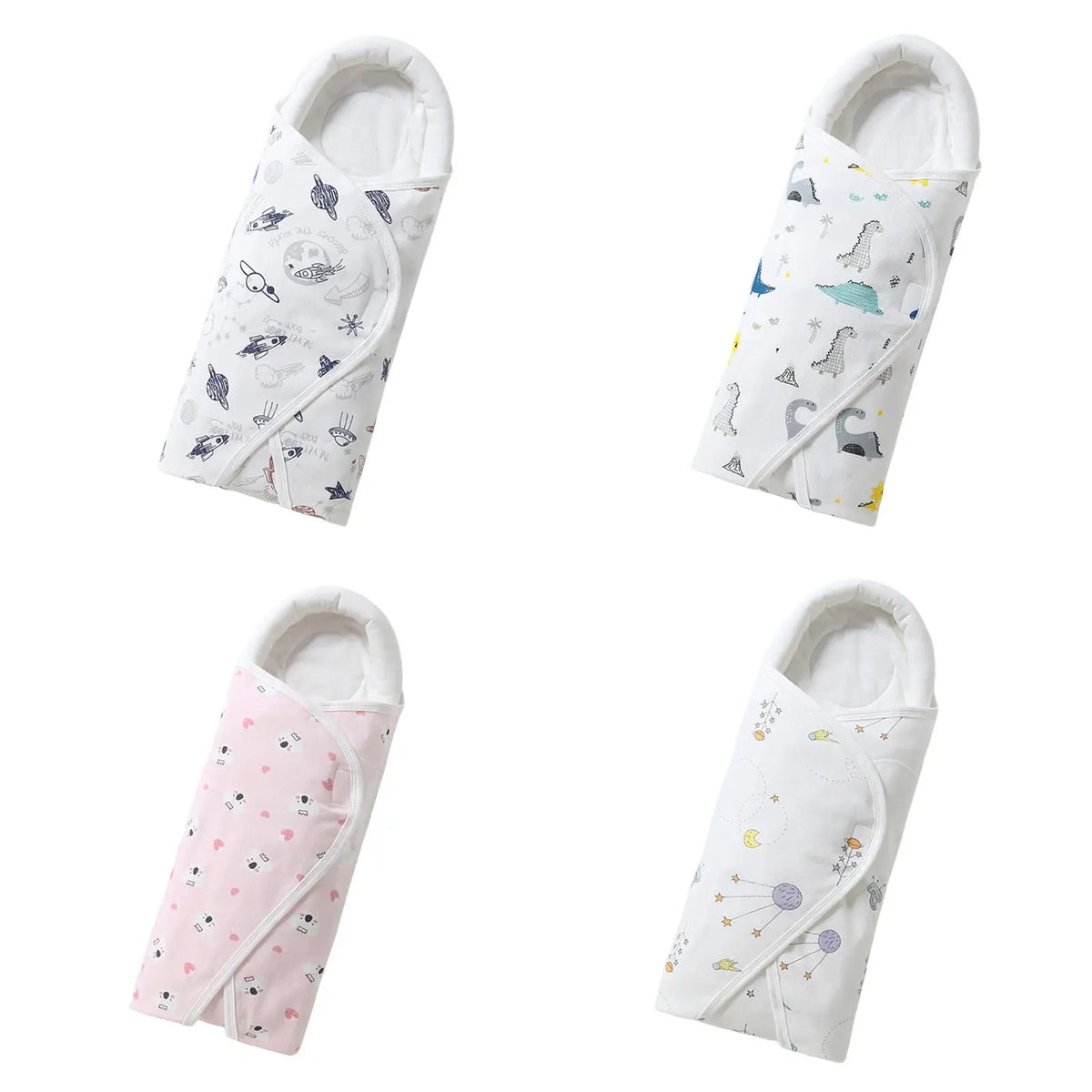 Soft Cotton Hooded Baby Towel Bathrobe Wrap Blanket – Newborn