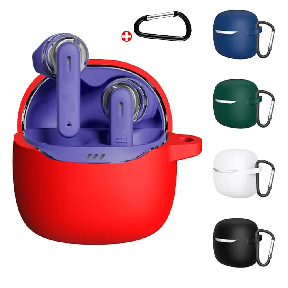 Silicone Case with Hook for JBL Tune Flex 2 | Shockproof