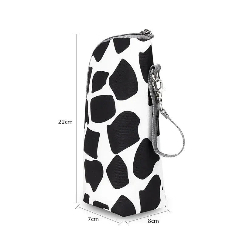 Insulated Baby Bottle Bag – Stroller Hanging Storage Pouch