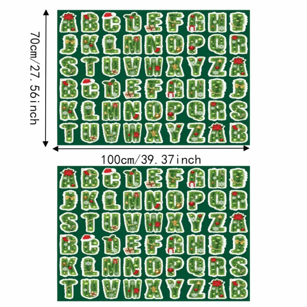 2-Pack Large Christmas Wrapping Paper Sheets – Santa & Tree