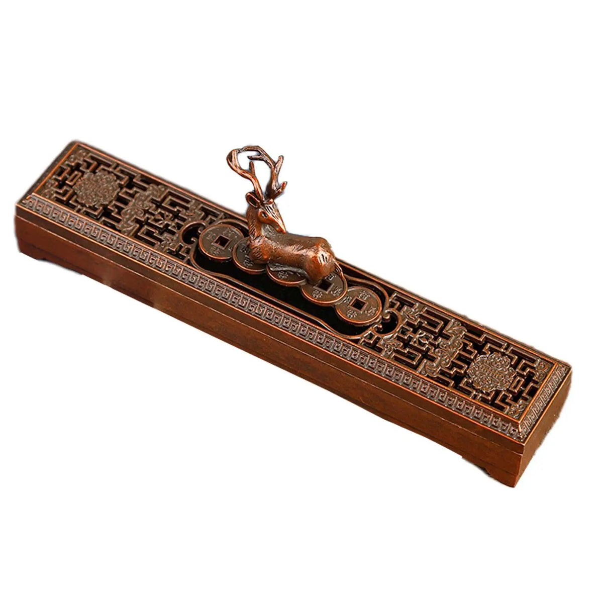 Kesoto Metal Incense Burner Box & Stick Holder for Spa