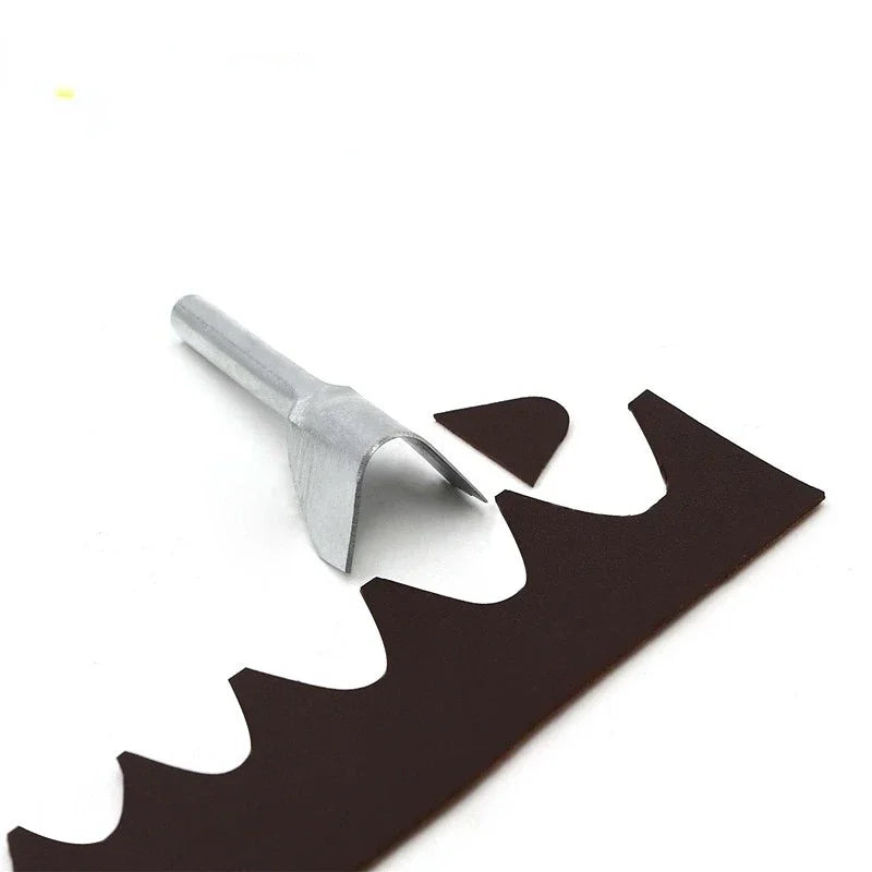 V-Shaped Leather Punch Cutter Tool – 7 Sizes | DIY Leathercraft