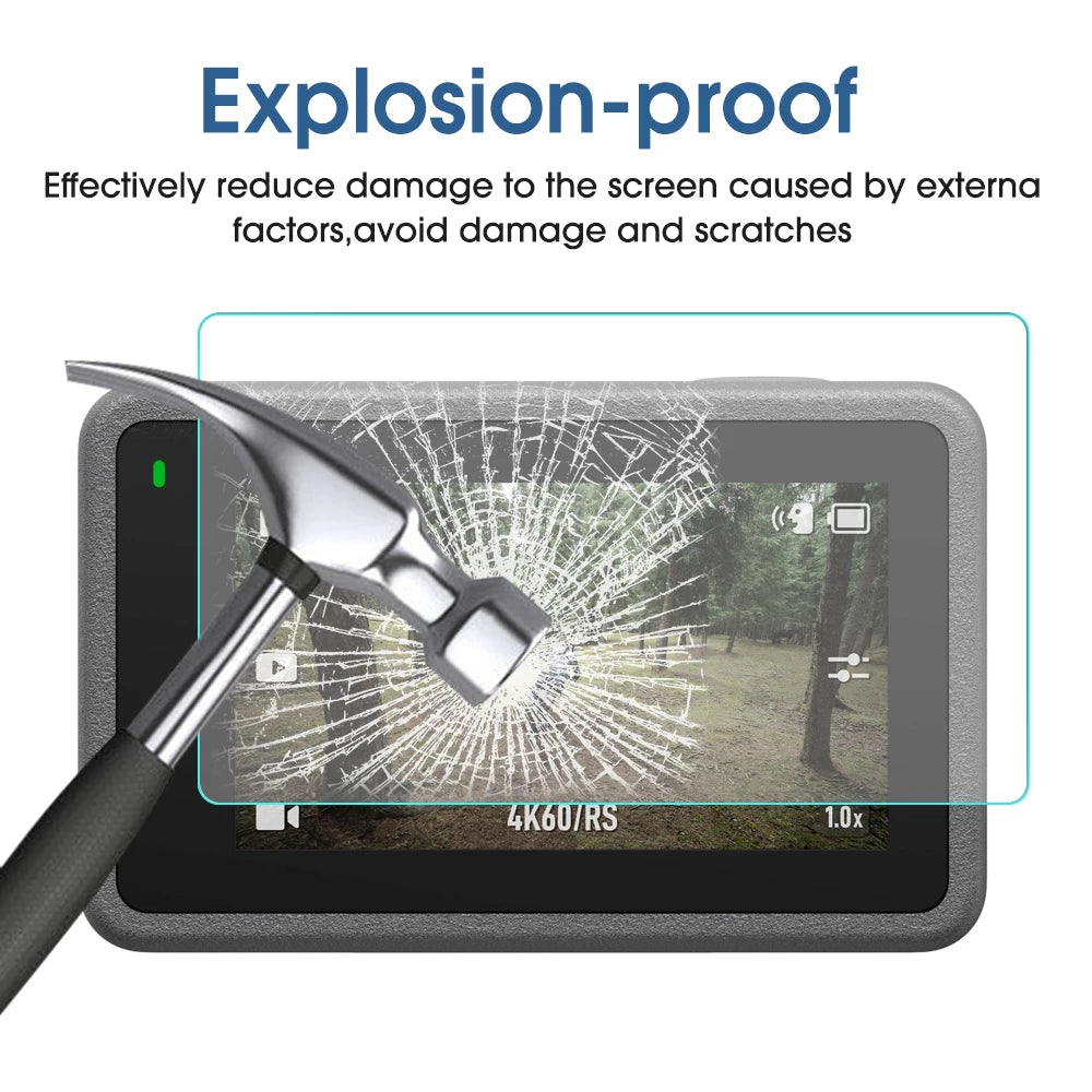 Tempered Glass Screen Protector – DJI OSMO Action 3 & 4