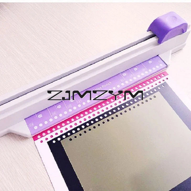 30-Hole Sliding Paper Punch – A4/B5/A5/B6 Binder Hole Puncher