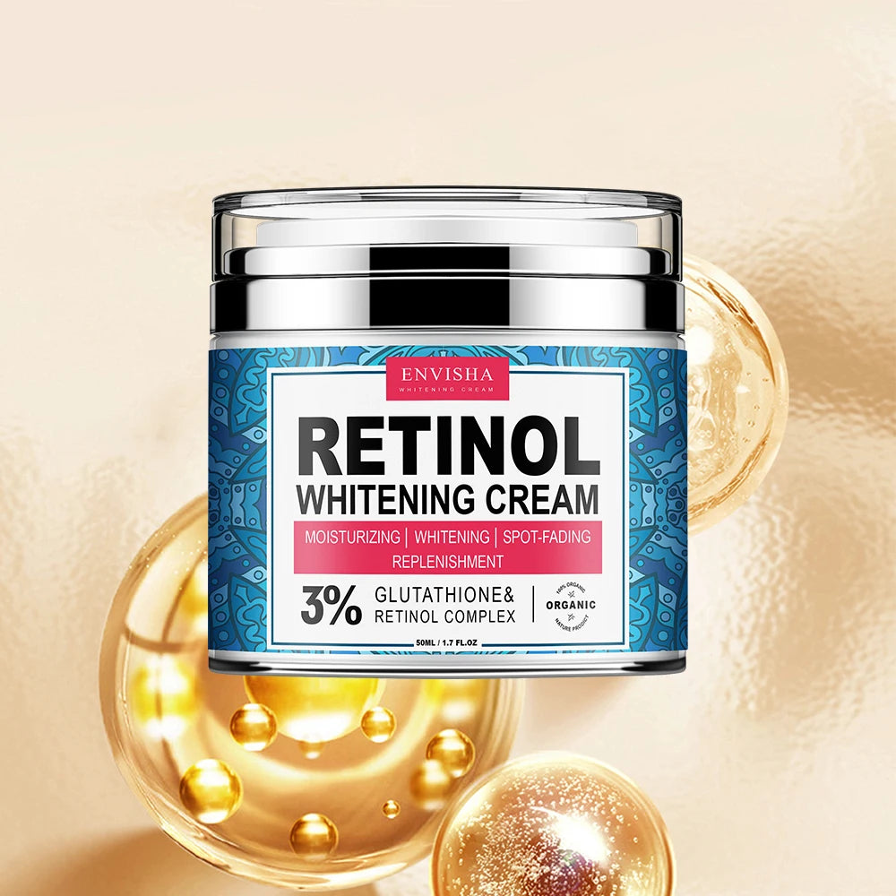 ENVISHA Retinol Face Cream – Collagen & Hyaluronic Acid 50ml