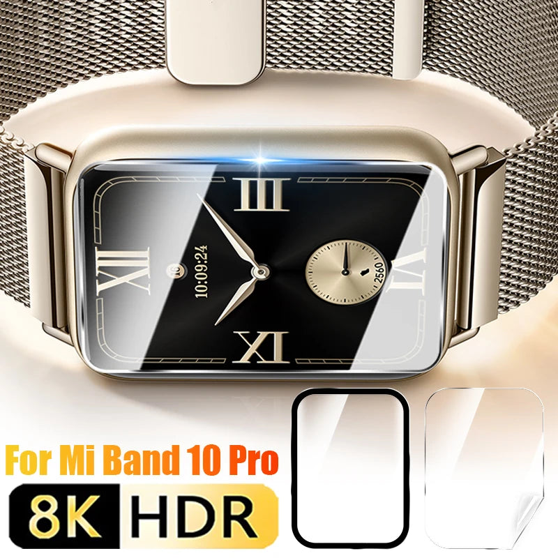 Xiaomi Mi Band 10 Pro Screen Protector – 3D Curved Hydrogel