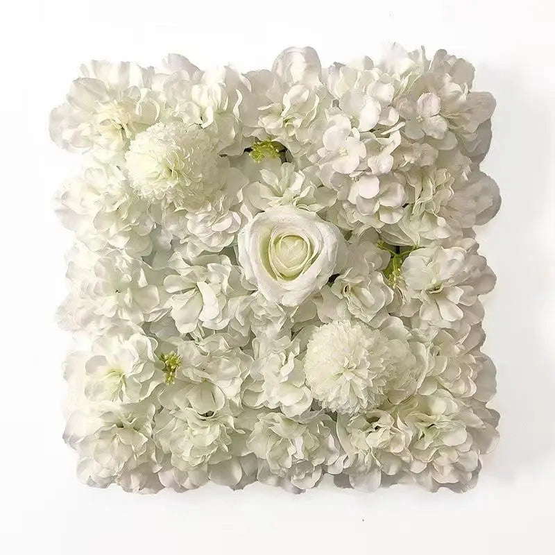 Silk Rose Flower Wall Panel – Floral Backdrop Decor 2-Pack