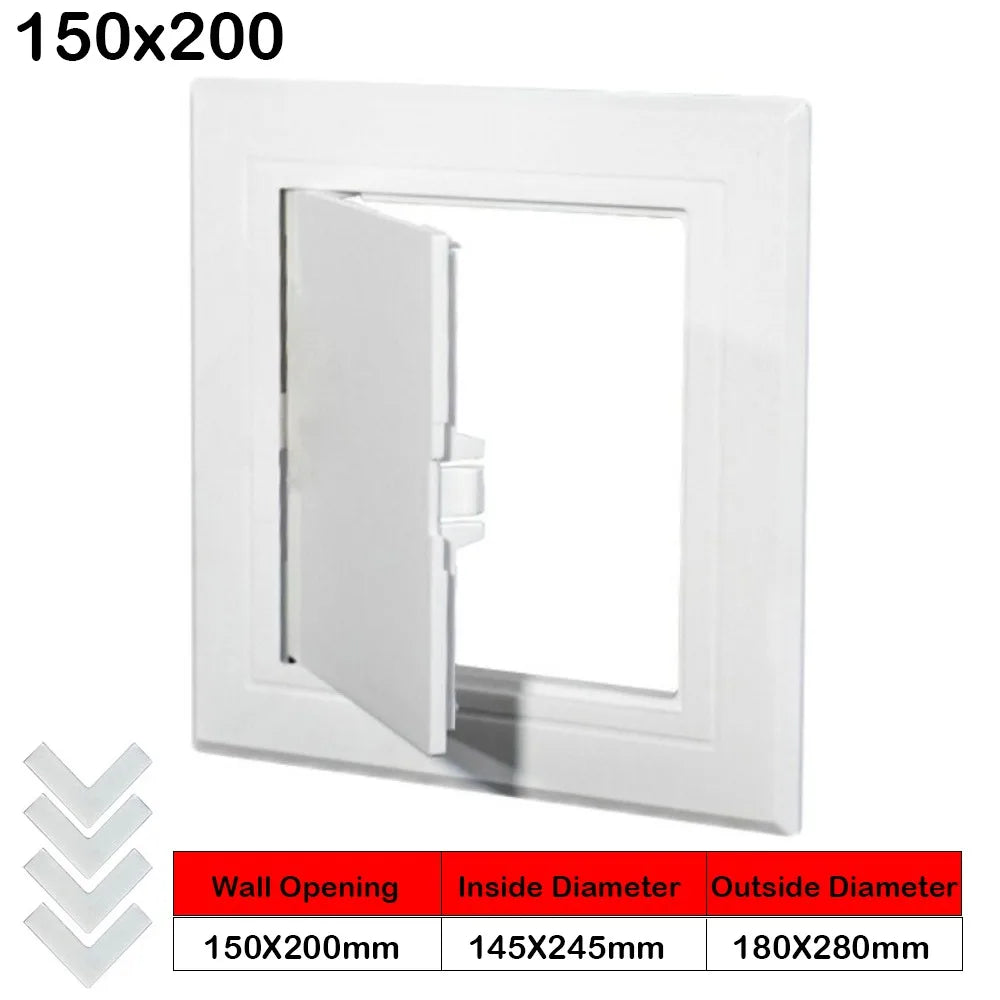 White Self-Adhesive Access Panel Hatch – Wall & Ceiling