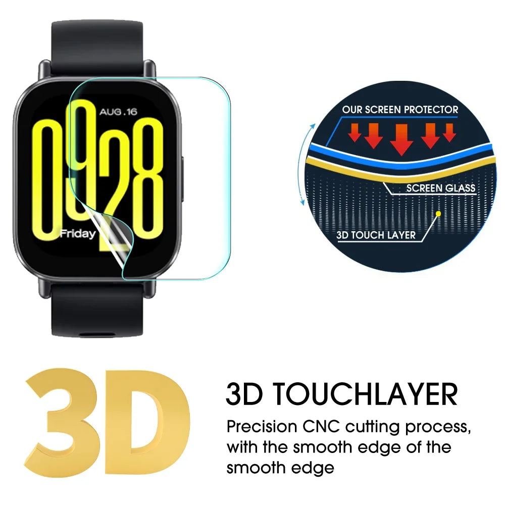 Redmi Watch 5 Lite TPU Hydrogel Screen Protector 5-Pack