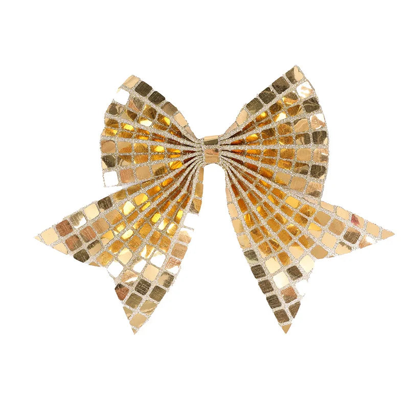 12-Pack Sequin Bow Hair Clips – Sparkly Duckbill Clips for Girls