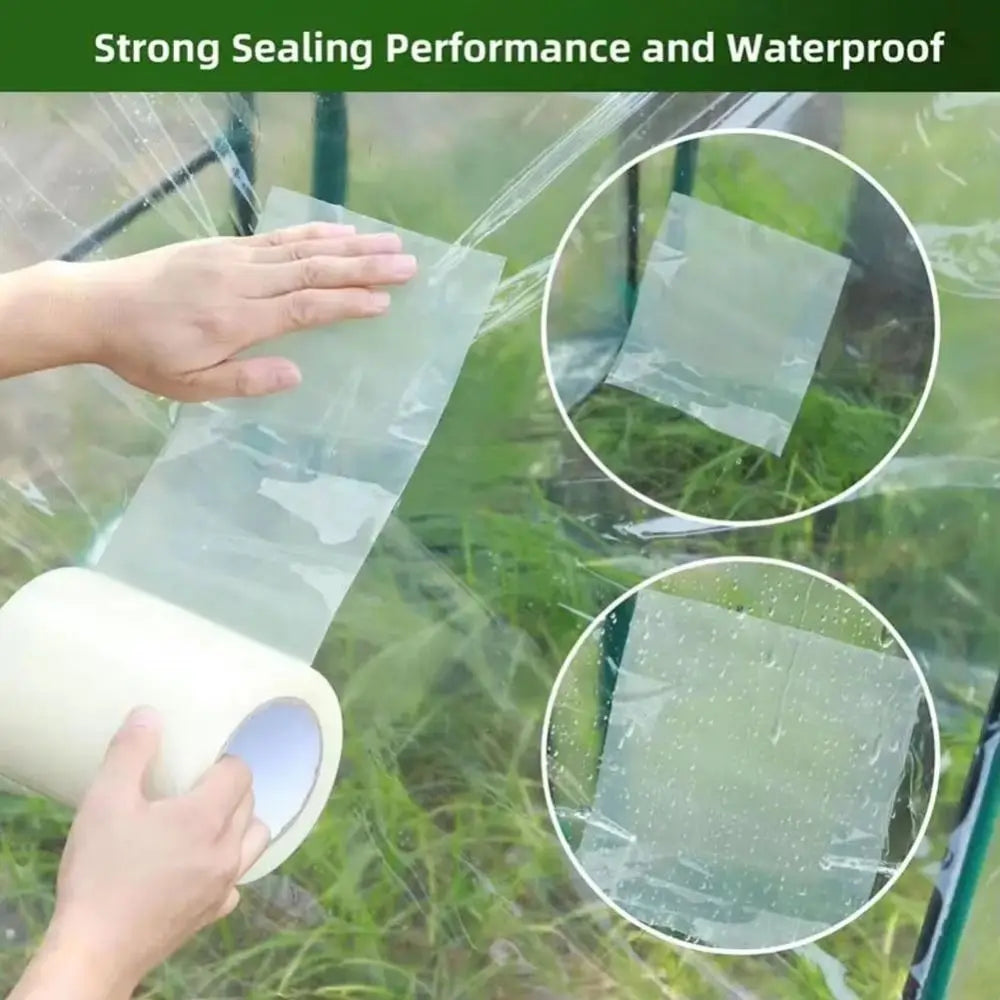 UV Resistant Greenhouse Film Repair Tape – Transparent, Waterproof